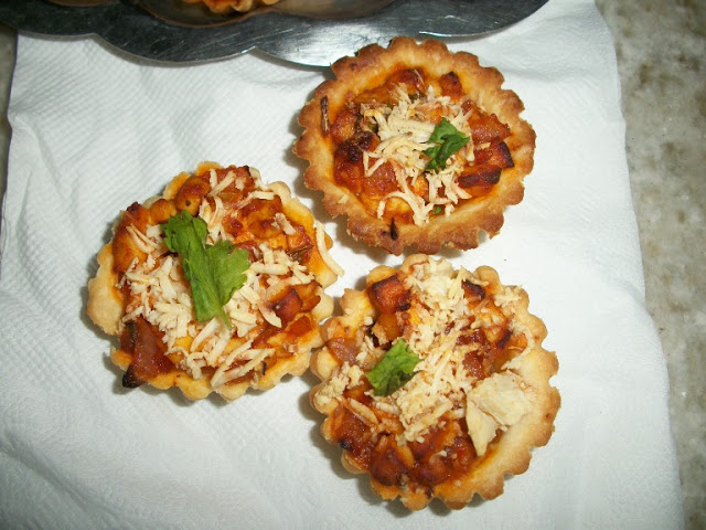 Mini Paneer Tart Cottage Cheese Mini Tart Yummy Tummy