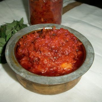 Raw Mango Thokku Recipe   Mangai Thokku Recipe - 29
