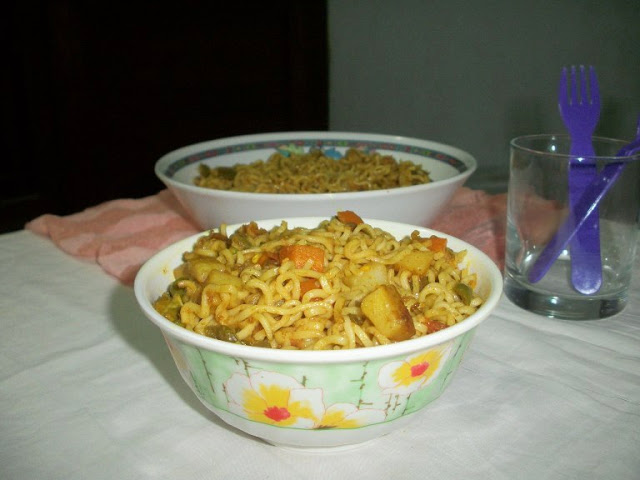 Masala Maggi Recipe For The Rainy Days