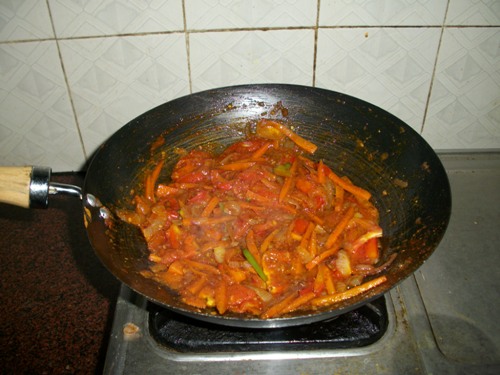 Chapati Noodles   Chapati Noodles Recipe - 33