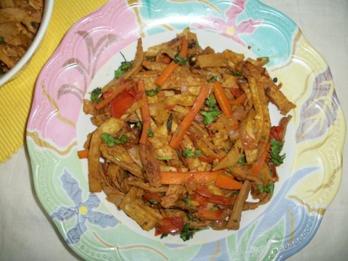 Chapati Noodles   Chapati Noodles Recipe - 51