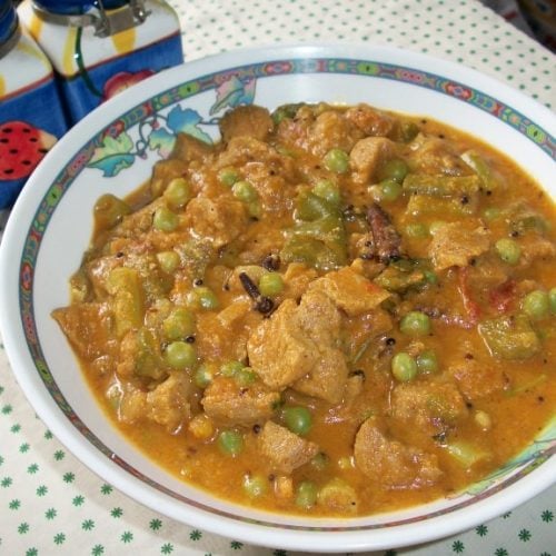 Soya Chunks Vegetable Kurma Recipe