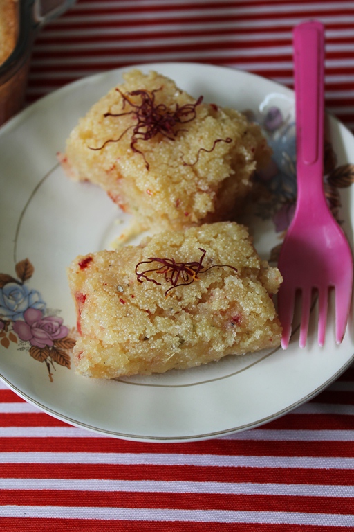 Turkish-Style Revani Semolina Cake in Syrup Recipe