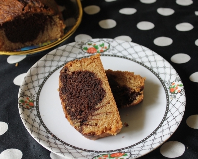 Perfect Chocolate Marble Loaf Cake - Spatula Desserts