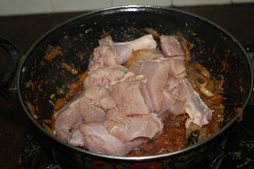 add in chicken