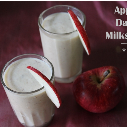 Apple Dates Milkshake Recipe