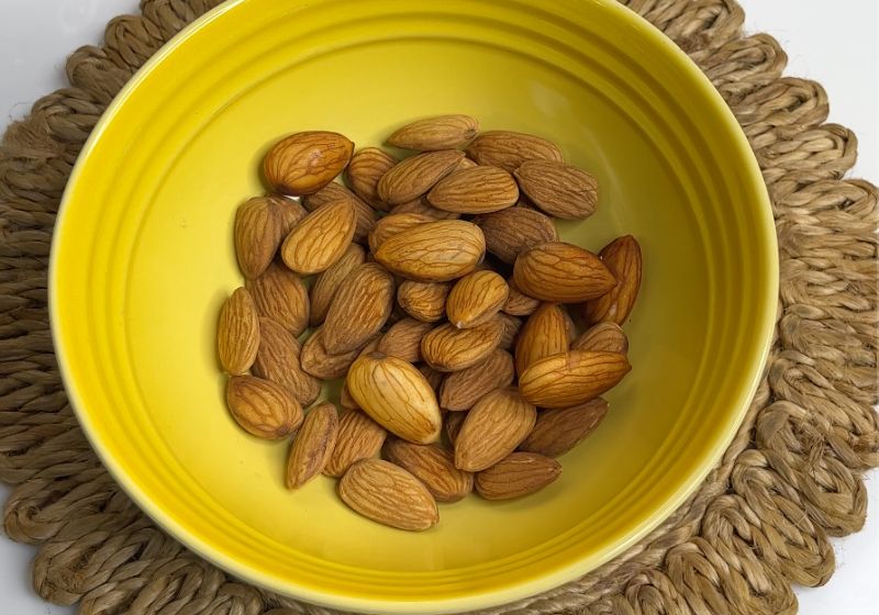 take almonds in a bowl