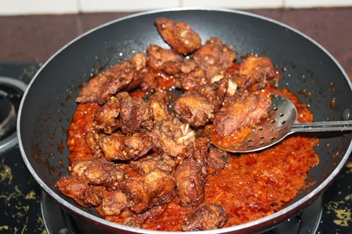 add fried chicken