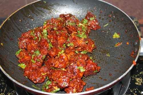 toss chicken well