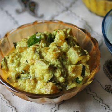 Inji Thayir Pachadi Recipe   Ginger Pachadi with Curd - 26