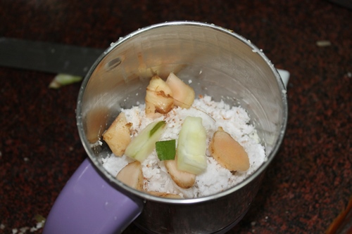 Inji Thayir Pachadi Recipe   Ginger Pachadi with Curd - 17