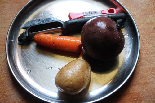 carrot potato beetroot puree for babies baby food recipes