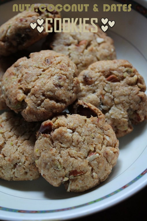 Eggless Nuts Coconut Dates Cookies Recipe Eggless Nuts Cookies Recipe Dates Cookies Recipe Yummy Tummy