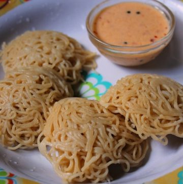 Beetroot Idiyappam Recipe - 5