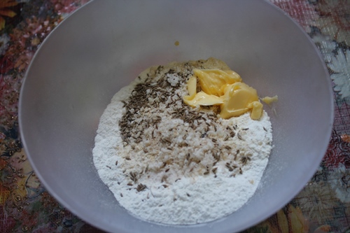 add soft butter to seedai mixture