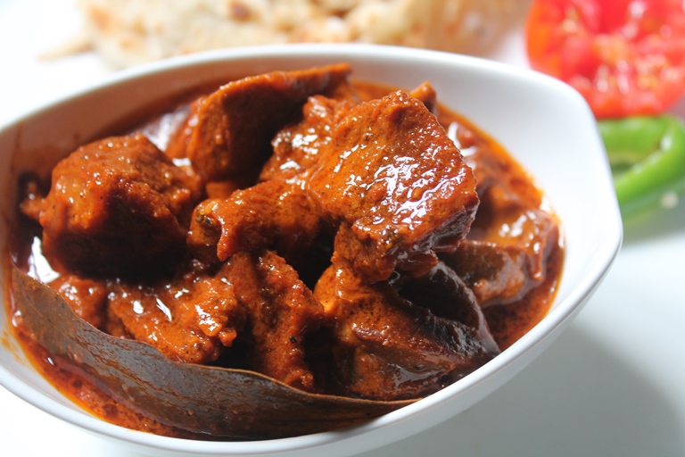 succulent mutton rogan josh cooked