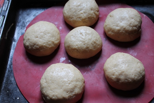 Whole Wheat Dinner Rolls Recipe  with   without eggs  - 16