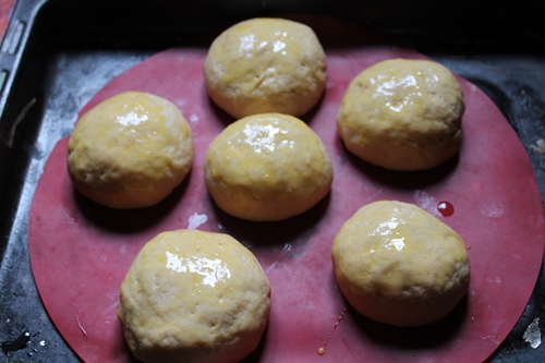 Whole Wheat Dinner Rolls Recipe  with   without eggs  - 13