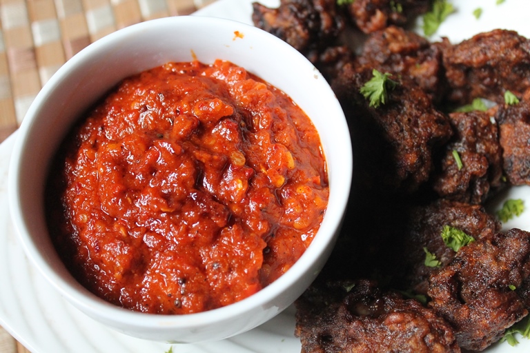 red capsicum chutney