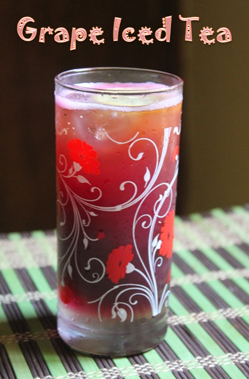 Grape Iced Tea Recipe / Grape Tea Recipe Yummy Tummy