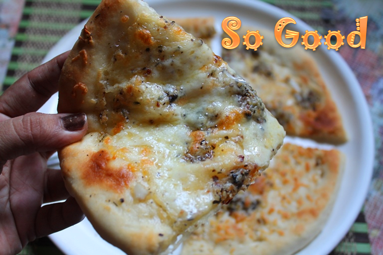 White Garlic Pizza Recipe   White Pizza Recipe - 87