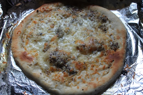 White Garlic Pizza Recipe   White Pizza Recipe - 39