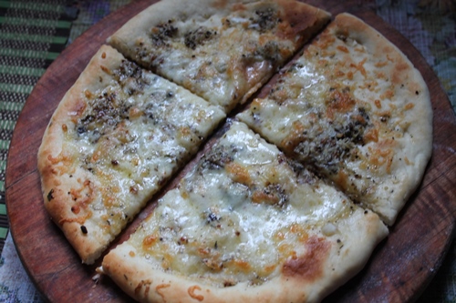 White Garlic Pizza Recipe   White Pizza Recipe - 71