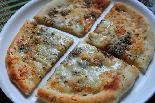 White Garlic Pizza Recipe   White Pizza Recipe - 29
