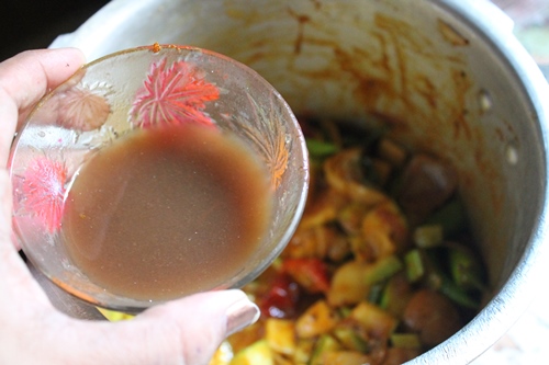 Kuthiraivali Sambar Sadam Recipe   Millet Sambar Rice Recipe - 76