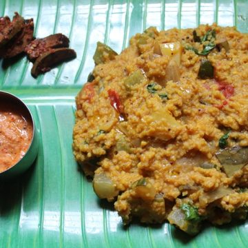 Kuthiraivali Sambar Sadam Recipe   Millet Sambar Rice Recipe - 13