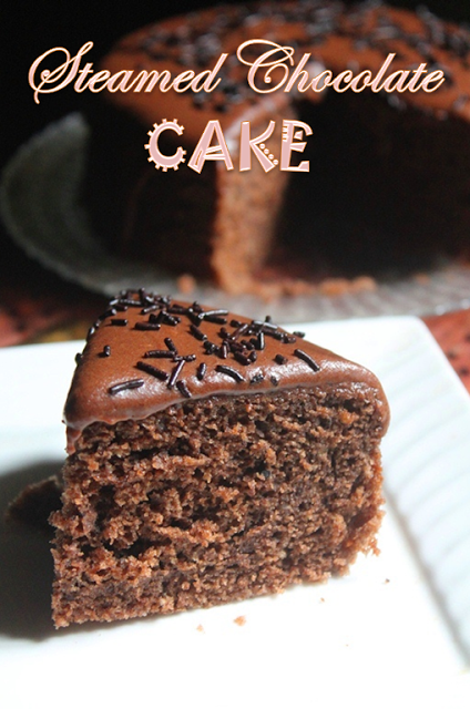 Steamed sales chocolate cake