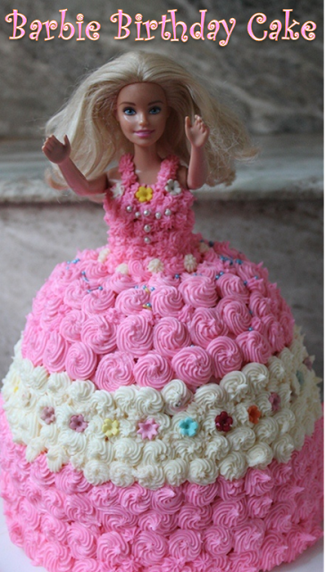 Send Barbie Doll Cake for Birthday | Barbie Cake for Baby Girl | Order Barbie  Doll Cake Online