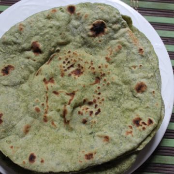 Palak Paratha Recipe   Spinach Chapati Recipe - 77