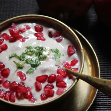 Pomegranate Raita Recipe  Anar Raita  - 98