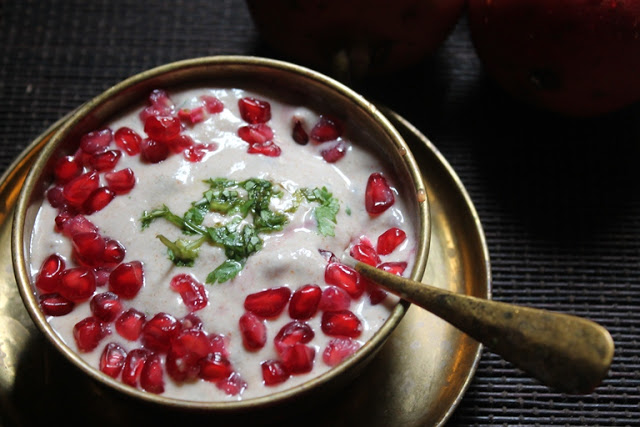 Pomegranate Raita Recipe  Anar Raita  - 58