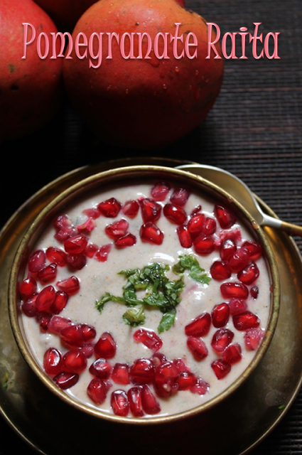 Pomegranate Raita Recipe  Anar Raita  - 96