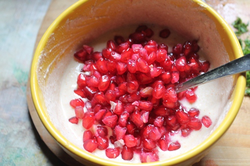 Pomegranate Raita Recipe  Anar Raita  - 76