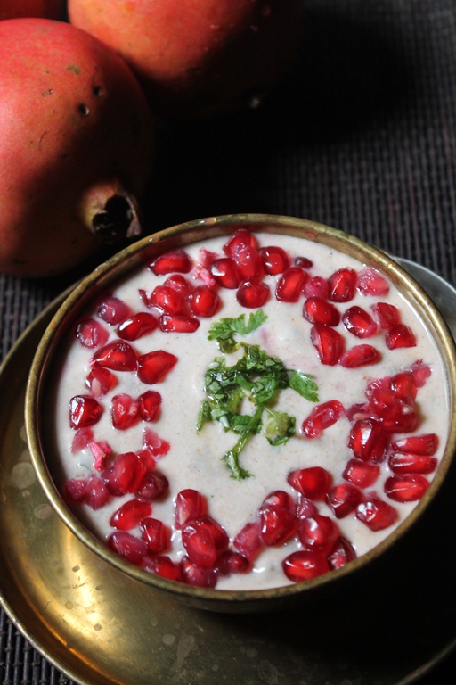 Pomegranate Raita Recipe  Anar Raita  - 15