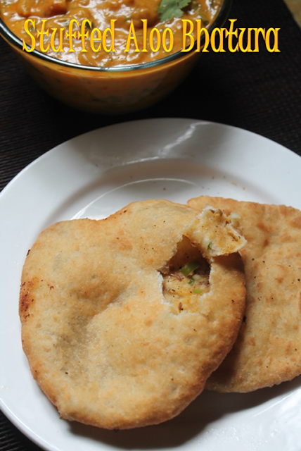 Stuffed Aloo Bhatura Recipe - 35