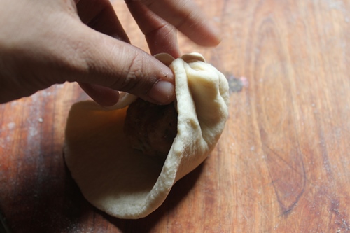 Stuffed Aloo Bhatura Recipe - 20