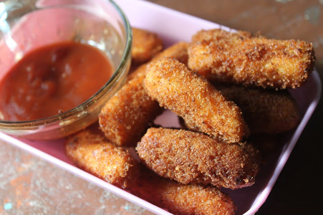 Paneer Fingers Recipe   Easy Snacks for Kids - 86