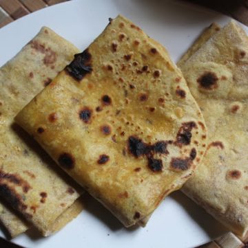 Palak Paratha Recipe   Spinach Chapati Recipe - 59