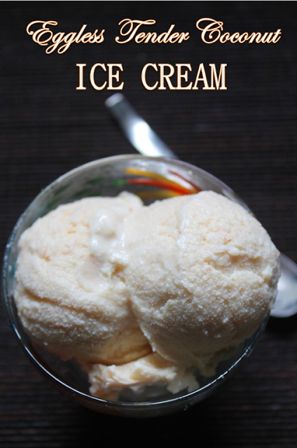 Eggless Tender Coconut Ice Cream Recipe - 43