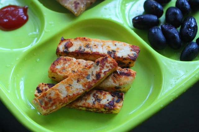 Toasted Paneer for Kids   Paneer Toast Recipe - 61