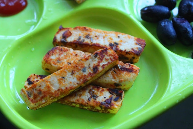 Toasted Paneer for Kids   Paneer Toast Recipe - 81