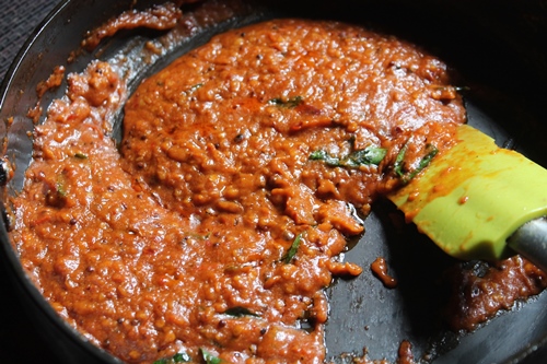 tomato chutney thickened