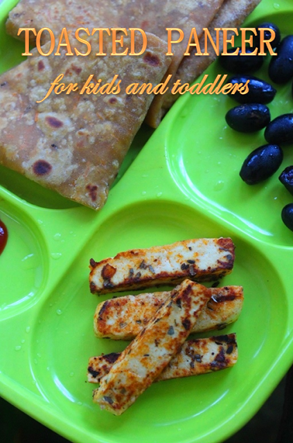 Toasted Paneer for Kids   Paneer Toast Recipe - 48
