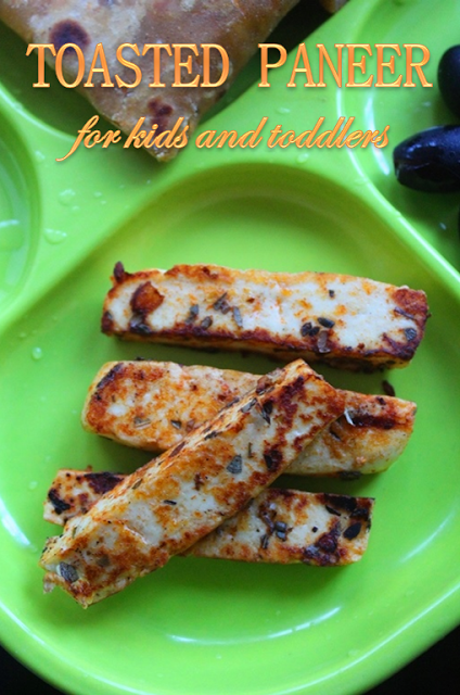 Toasted Paneer for Kids   Paneer Toast Recipe - 12