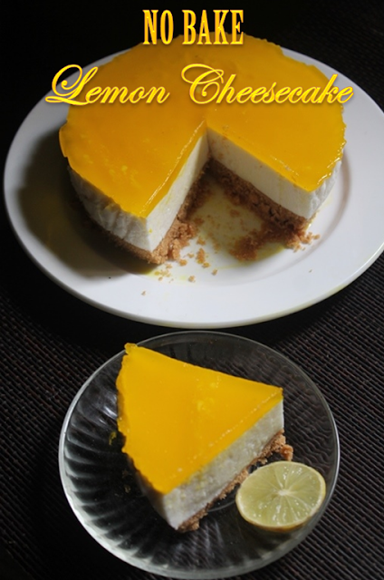 No Bake Lemon Cheesecake Recipe - Yummy Tummy