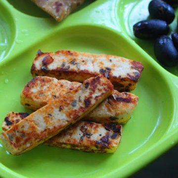 Toasted Paneer for Kids   Paneer Toast Recipe - 46